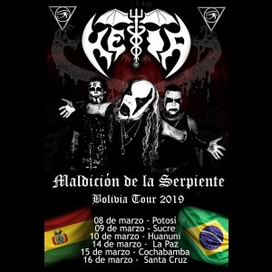 HÉIA: Confira como serão as últimas datas da “Maldicón De La Serpiente Bolivia Tour 2019”