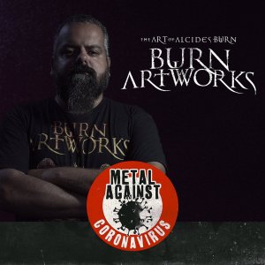 ALCIDES BURN: Artista faz parte do projeto “Metal Against Coronavirus”, confira!