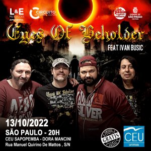 EYES OF BEHOLDER: Mais um grande show no Circuito Municipal de São Paulo, confira a data!