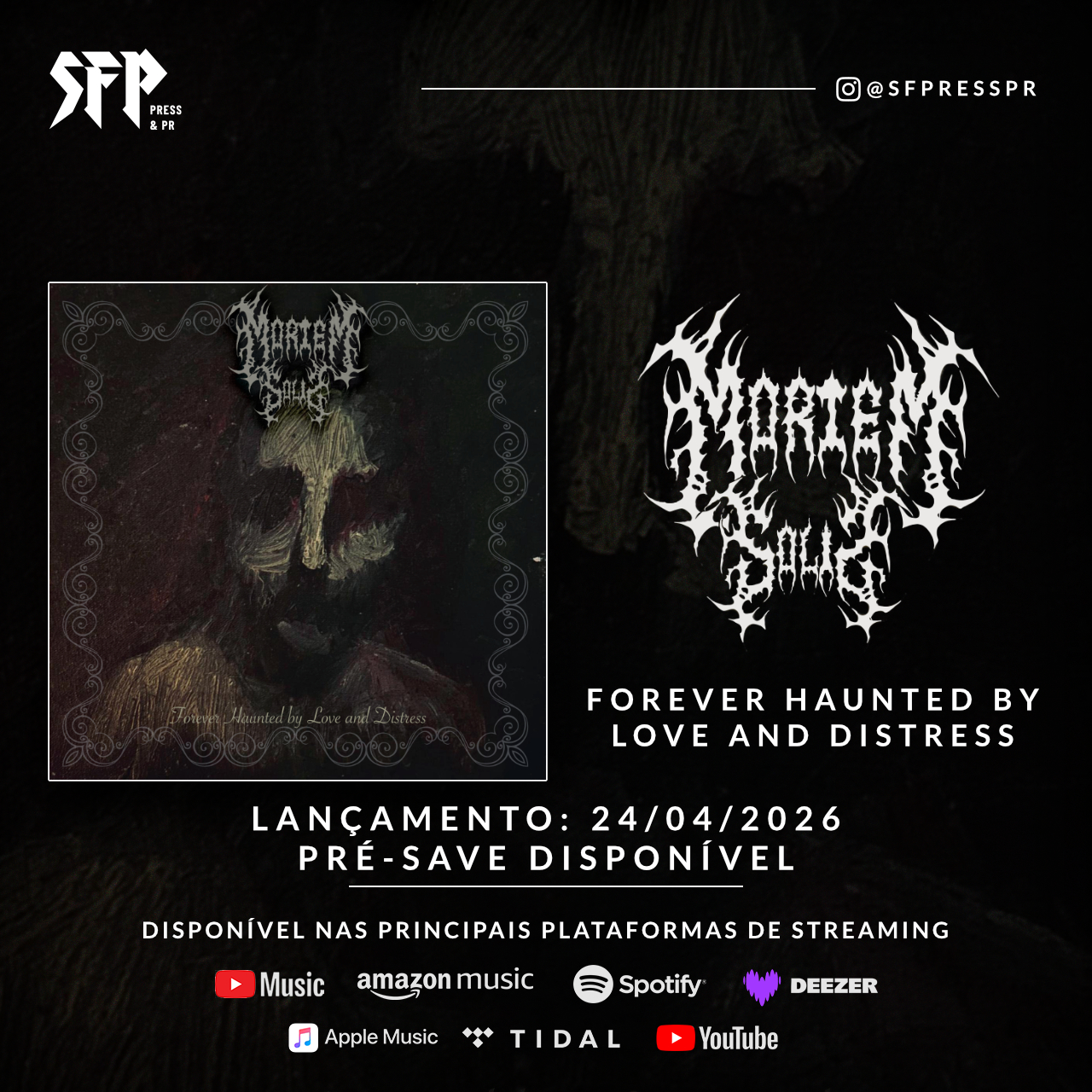 EP “Forever Haunted By Love And Distress” será lançado oficialmente nesta sexta-feira (24)