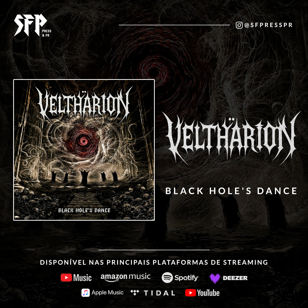 Debut álbum “Black Hole's Dance” já está disponível em todas as plataformas