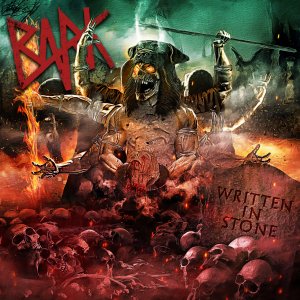 BARK: ALCIDES BURN desenvolve arte da capa de novo álbum “Written In Stone”