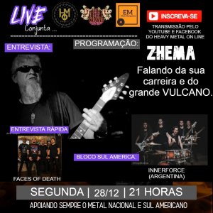 VULCANO: Assista agora a entrevista ao Heavy Metal Online