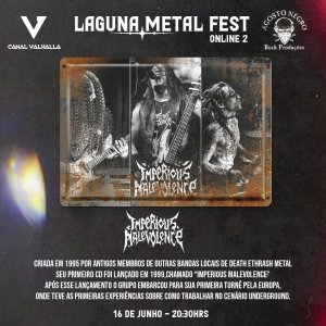 IMPERIOUS MALEVOLENCE: Banda é confirmada no ‘Laguna Metal Fest – Online 2’