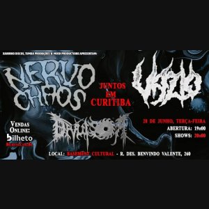 DIVULSOR: Banda é confirmada ao lado de NervoChaos e Vazio em Curitiba/PR, saiba mais!