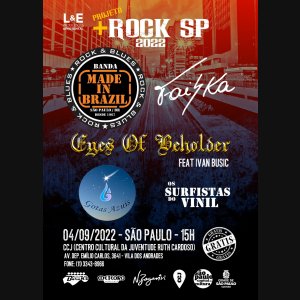 PROJETO +ROCK SP: Anunciada nova edição com Made In Brazil, Faiska, Eyes of Beholder e mais, confira!