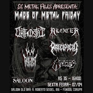 ORTHOSTAT: ‘Made Of Metal Friday’ acontece nesta sexta-feira (07) em Corupá/SC, saiba mais!