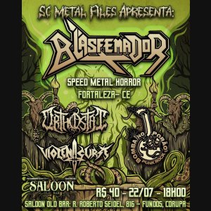 ORTHOSTAT: Show com Blasfemador e Violent Curse acontece neste sábado (22) em Corupá/SC