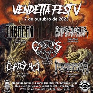 GESTOS: Banda lança oficialmente “Blasphemous Words” no ‘Vendetta Fest V’ neste sábado (07) – clique aqui e confira!