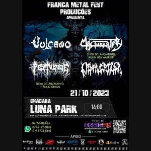 VULCANO: Retornando ao ‘Franca Metal Fest’ após 4 anos – saiba mais aqui!