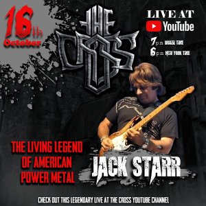 THE CROSS: Live com a lenda do Power Metal norte-americano Jack Starr está disponível – assista agora aqui!