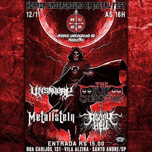 METALLSTEIN: Destruição total no ‘Horror Underground BR Metal Fest’ neste domingo (12) – confira!