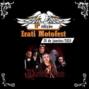 DANIELE KRAUZ: Banda é confirmada no ‘Irati Motofest – 11ª Edição’ – saiba mais!