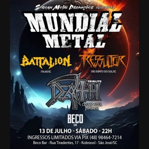 TRESSULTOR: Ao lado de Battalion e Cosmic Soul no ‘Mundial Metal’ neste sábado (12) – saiba mais!