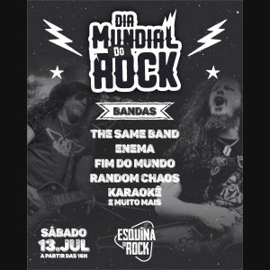 FIM DO MUNDO: Banda estará no ‘Dia Mundial Do Rock’ neste sábado (13) no Distrito Federal – todas as informações AQUI!