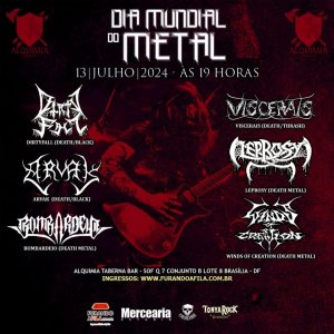 LEPROSY: No ‘Dia Mundial do Metal’ neste sábado (13) no Distrito Federal – line up completo AQUI!