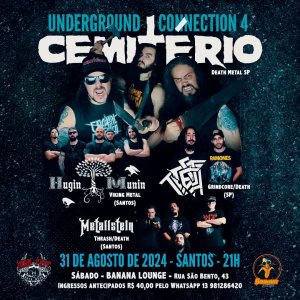 METALLSTEIN: Ao lado de Cemitério, Test e Hugin Munin no ‘Underground Connection 4’ – saiba tudo AQUI!