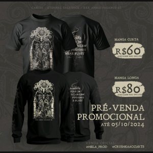 ETERNAL SACRIFICE: Nova linha de camisetas exclusivas “XXX Annis Paganus ES” tem pré-venda anunciada – adquira agora AQUI!