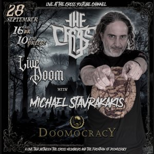 THE CROSS: Live com o vocalista grego Michael Stavrakakis (Doomocracy) acontece neste sábado (28) – saiba como assistir AQUI!