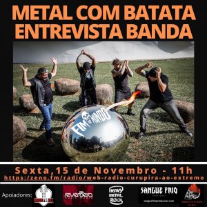 FIM DO MUNDO: Banda é destaque no programa Metal Com Batata – saiba como ouvir AQUI!