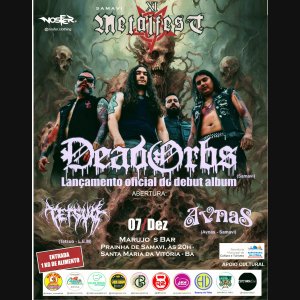 DEAD ORBS: Ao lado de Avnas e Tetsuo no ‘11º Samavi Metalfest’ neste sábado (07) – saiba tudo AQUI!