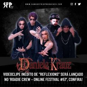 DANIELE KRAUZ: Videoclipe inédito de “Reflexions” será lançado no ‘Roadie Crew – Online Festival #57’, saiba tudo AQUI!