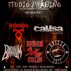 METALLSTEIN: Death/Thrash Metal santista ao lado de Undercolin, Bardum e Brizza neste fim de semana – confira!