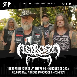 LEPROSY: “Reborn In Yourself” entre os melhores de 2024 pelo portal Arrepio Produções – confira a lista completa!