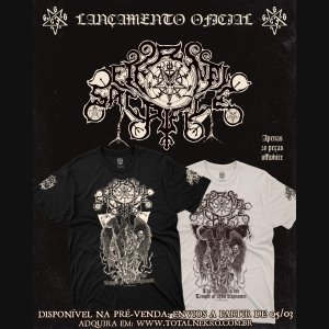 ETERNAL SACRIFICE: Banda lança nova linha de camisetas “The Twilight In The Temple Of God Baphomet” – adquira AQUI!