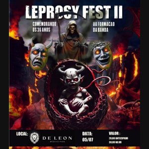 LEPROSY: Banda anuncia o ‘Leprosy Fest II’ em comemoração aos 36 anos de fundação – confira!