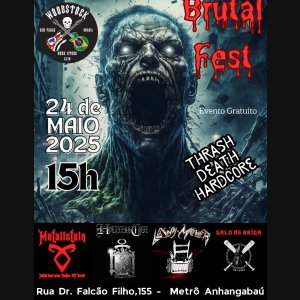 METALLSTEIN: ‘Brutal Fest’ acontece neste sábado (24) no Woodstock Rock Store em São Paulo/SP