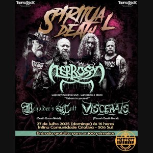 LEPROSY: Banda confirma presença no ‘Spiritual Death’ como headliner em Brasília/DF