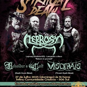 LEPROSY: Banda confirma presença no ‘Spiritual Death’ como headliner em Brasília/DF