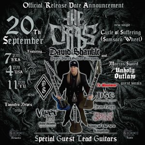 THE CROSS: Banda anuncia colaboração lendária com David Shankle (ex-Manowar) em novo single “Cycle of Suffering (Samsara Wheel)”