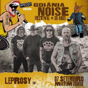 LEPROSY: Banda Confirma Presença no Histórico 'Goiânia Noise Festival - 30 Anos' ao lado de Ratos de Portão