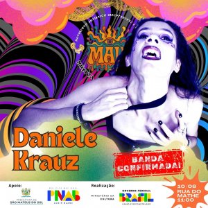 DANIELE KRAUZ: Banda retorna aos palcos no ‘Festival MAIA’ em São Mateus do Sul (PR) neste domingo (10)
