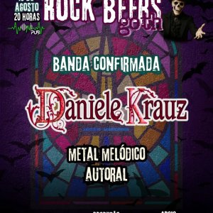 DANIELE KRAUZ: Banda mantém agenda movimentada e confirma show no festival ‘Rock Beers Goth’ em Guarapuava/PR