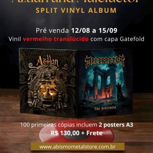AZTLÁN: Split LP com Malefactor tem sua pré-venda anunciada – adquira agora!