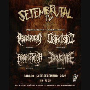 ORTHOSTAT: Banda confirma show de lançamento do Split EP “Alchemical Veritas” no festival ‘Setembrutal IV’