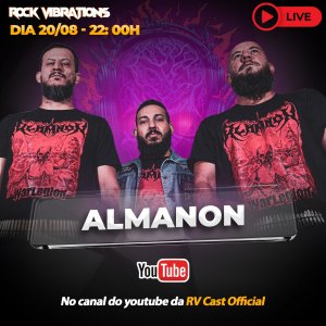 ALMANON: Banda detalha o álbum “Primitive Infernal” em entrevista ao vivo no RV Cast nesta quarta-feira (20)