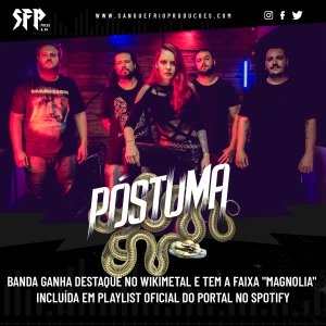 PÓSTUMA: Banda ganha destaque no Wikimetal e tem a faixa 