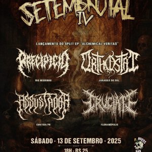 ORTHOSTAT: Show de lançamento do Split EP “Alchemical Veritas”, ‘Setembrutal IV’, acontece neste sábado (13) em Rio Negrinho/SC