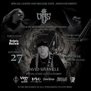 THE CROSS: Banda anuncia novo single com participação de David Shankle (Ex-Manowar) e divulga capa e data de lançamento