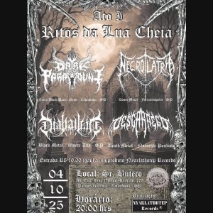 DIABÁLLEIN: Brutalidade Black Metal anuncia caos no ‘Ritos da Lua Cheia - Ato I’
