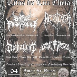 DIABÁLLEIN: Brutalidade Black Metal anuncia caos no ‘Ritos da Lua Cheia - Ato I’