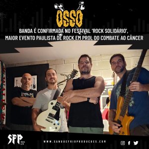 OSSO: Banda é confirmada no festival ‘Rock Solidário’, maior evento paulista de rock em prol do combate ao câncer – saiba mais!