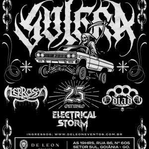 LEPROSY: Banda confirma apresentação em Goiânia ao Lado de Odiado, Electrical Storm e Sujera