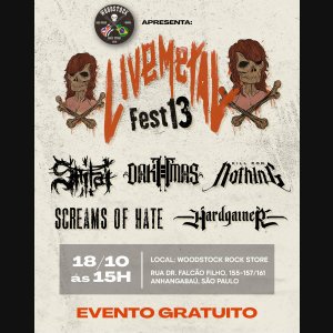 SHITAI: Confirmados no ‘Live Metal Fest 13’ na lendária Woodstock Rock Store em São Paulo/SP