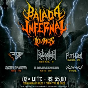 BALADA INFERNAL: Aguardada edição de 10 anos acontece neste sábado (11) – confira todos os detalhes aqui!