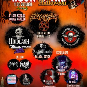 DANIELE KRAUZ: Banda participa da organização do ‘Rock Beers Halloween’, que acontece neste sábado (11) – confira!
